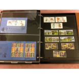 GB: BOX WITH COMPREHENSIVE USED COLLECTION IN FOUR BINDERS, COMMEMS, PRESTIGE PANES, SE-TENANTS,
