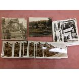 FOUR DIFFERENT TOPOGRAPHICAL POSTCARDS, DUPLICATED,