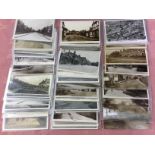 A COLLECTION OF MIDLANDS RP POSTCARDS, VILLAGES, STREET SCENES ETC.