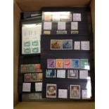 MIXED LOT ON STOCKCARDS, GERMANY, LIECHTENSTEIN, AUSTRIA ETC.