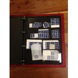 GB: BINDER WITH PRE-DECIMAL MACHINS MINT COLLECTION, CYLINDER BLOCKS, BOOKLET PANES,