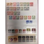 GERMANY: STOCKBOOK OF VARIOUS INCLUDING 1954-60 HEUSS 50pf SG 1115 MNH, 1949 BERLIN UPU SET USED,