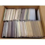 BOX OF COLLECTABLE MODERN POSTCARDS, SOME DUPLICATION, POLITICAL,