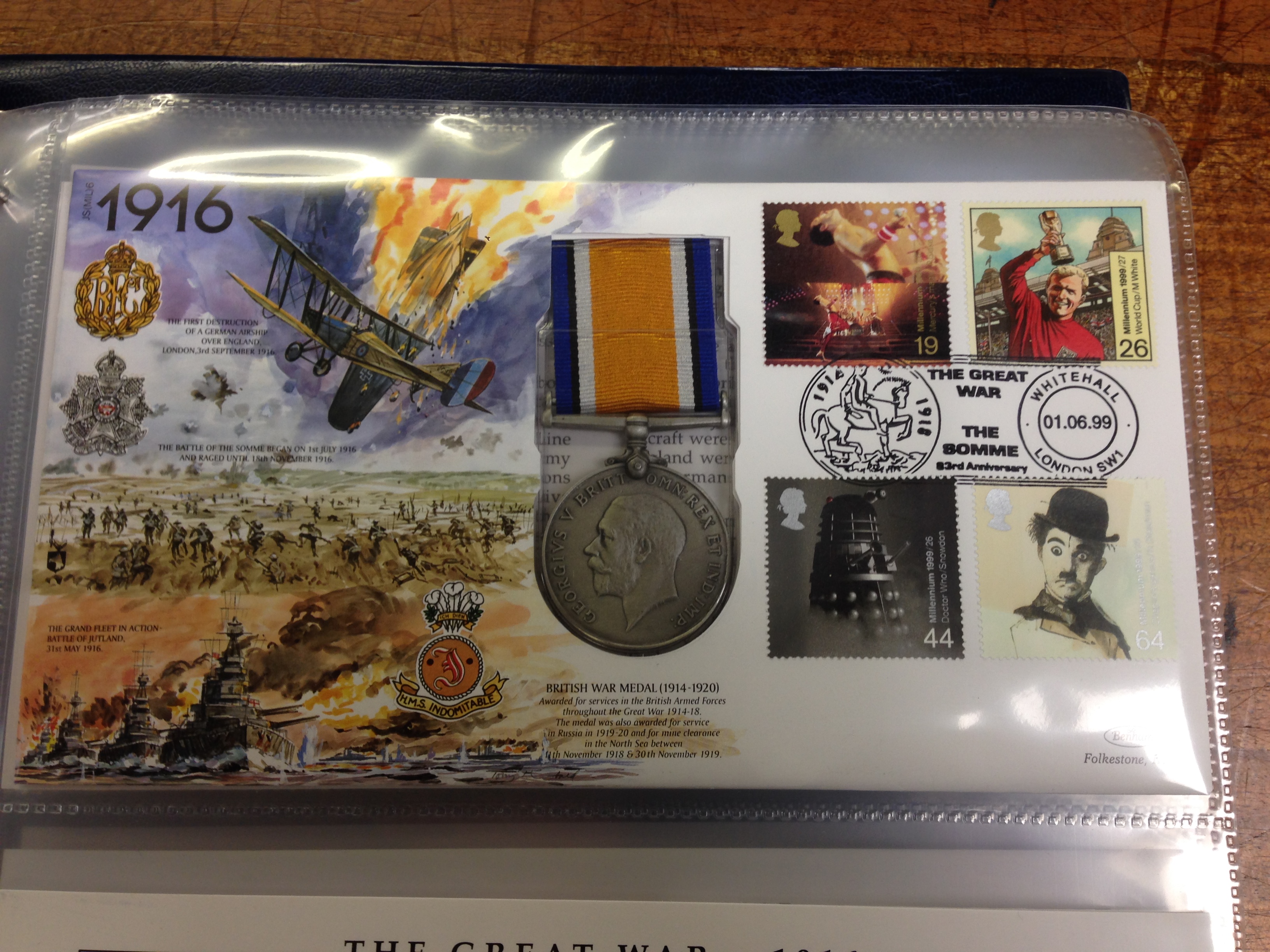 A COLLECTION OF BENHAM MEDAL COVERS JS (MIL) SERIES EACH WITH REPRO MEDALS (28)