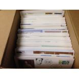 GB: BOX WITH CLEAN FDC, MAINLY 1990-2008, SOME BENHAMS ETC.