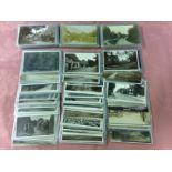A COLLECTION OF RP NORTHAMPTONSHIRE POSTCARDS, VILLAGES, STREET SCENES ETC.