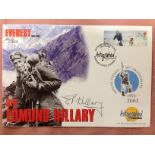 GB: 2003 "AUTOGRAPHED EDITIONS" COVER SIGNED SIR EDMUND HILARY