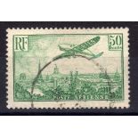 FRANCE: 1936 50f AIR FINE USED,