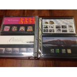 GB: BOX WITH 1980-2001 PRESENTATION PACKS IN SIX ROYAL MAIL ALBUMS