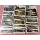 A COLLECTION OF NORTHERN ENGLAND RP POSTCARDS, VILLAGES, STREET SCENES ETC.