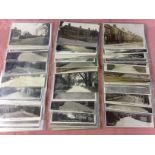 A COLLECTION OF SUFFOLK RP POSTCARDS VILLAGES, STREET SCENES,
