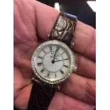 LADYS ROTARY WRIST WATCH QUARTZ MOVEMENT,