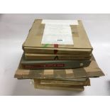 9 VARIOUS BOXES CONTAINING 9 VINTAGE FILM REELS WITH FILM - DISTRIBUTION OF GAS WITH EMPHASIS ON