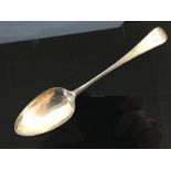 A SILVER TABLESPOON,