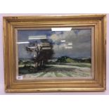 FRAME OIL ON BOARD, THE BROKEN BOUGH, BEARING SIGNATURE,