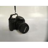 CANON 650D 16MP CAMERA BODY WITH TOUCH SCREEN WITH CANON 18-55 MM LENS WITH CASE