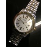 GENTLEMAN'S ROTARY MONZA BI-METAL WRIST WATCH, QUARTZ MOVEMENT,