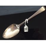 A SILVER TABLESPOON,