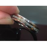 PLATINUM FULL ETERNITY DIAMOND RING SIZE Z (APPROX 12.