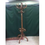 BENT-WOOD 8 BRANCH HAT STAND