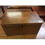 SMALL ELM WORK BOX,