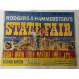 FILM POSTER "STAGE FAIR" 30 X 40 CM 1 SHEET (POOR CONDITION)