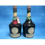 2 BOTTLES BENEDICTINE LIQUEUR D.O.M. LE DIRECTEUR 23 2/3 FL. OZ.