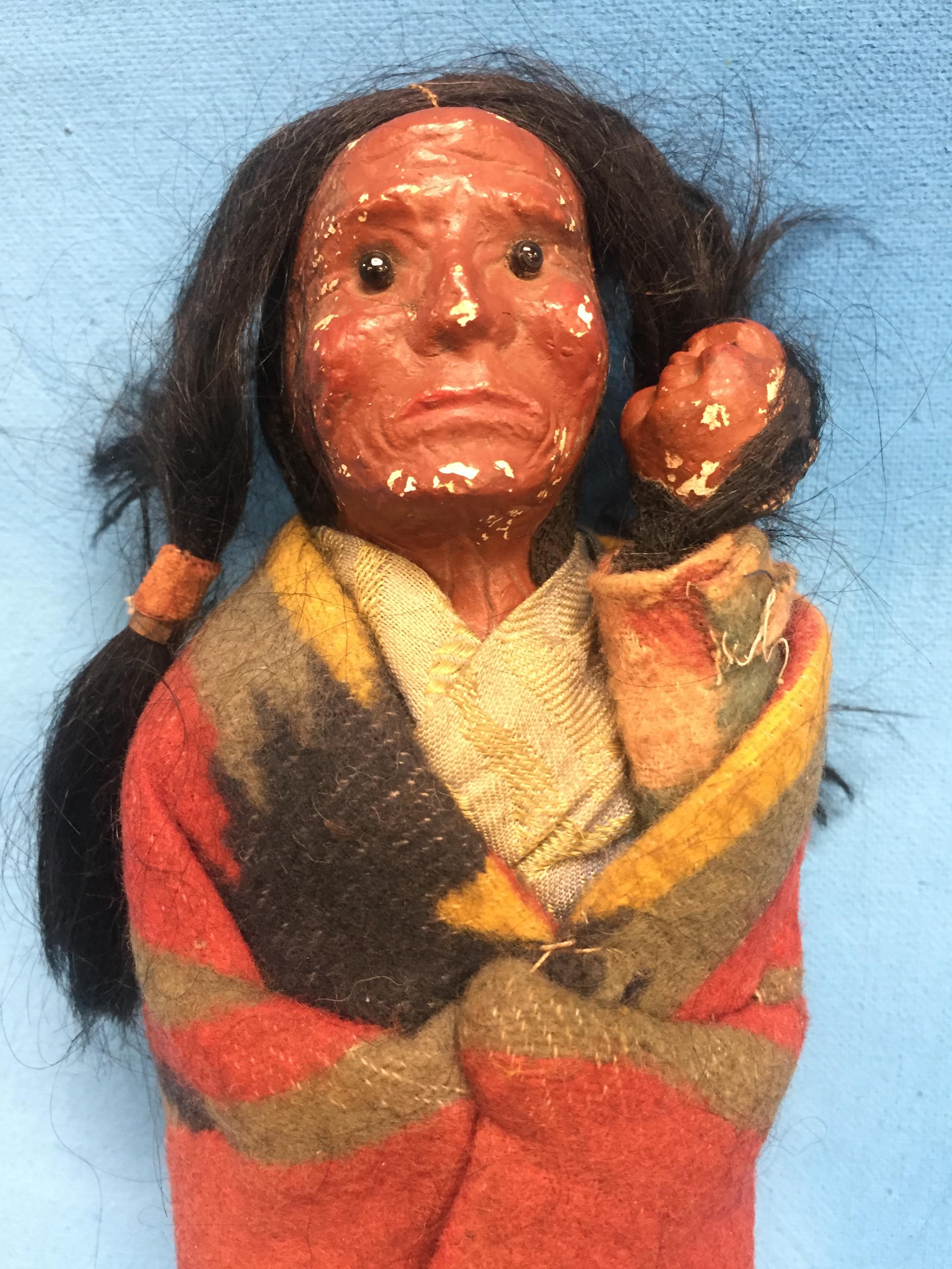 SKOOKUM DOLL AND TORAN TEMPLE CURTAIN - Image 3 of 7