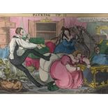 A COLLECTION OF SATIRICAL AND OTHER CARTOONS, MANY HAND COLOURED, MOSTLY EARLY 19TH CENTURY,