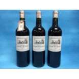 2005 - 3 BOTTLES CHATEAU CANTEMERLE HAUT MEDOC