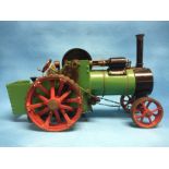 TRACTION ENGINE, BUILT BY KING OF SUFFIELD USING PART SCRATCH BUILT AND B.