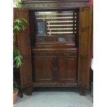 AN EARLY 20TH CENTURY MAHOGANY SNOOKER CABINET BY BURROUGHES AND WATTS,