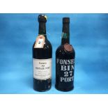 2 BOTTLES OF FONSECA PORT - 1966 AND BIN 27