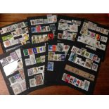 CHINA: 1983-92 MNH COLLECTION ON HAGNERS, EX NEW ISSUE SERVICE, COMMEMS, DEFINS ETC.