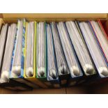 ALL WORLD GENERAL COLLECTION IN ELEVEN BINDERS