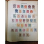 SPANISH COLONIES: ALBUM WITH MAINLY UNUSED COLLECTION ON OLD-TIME PRINTED LEAVES