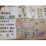 NETHERLANDS AND BELGIUM: FILE BOX WITH VARIOUS ON LEAVES FROM MANY COLLECTIONS