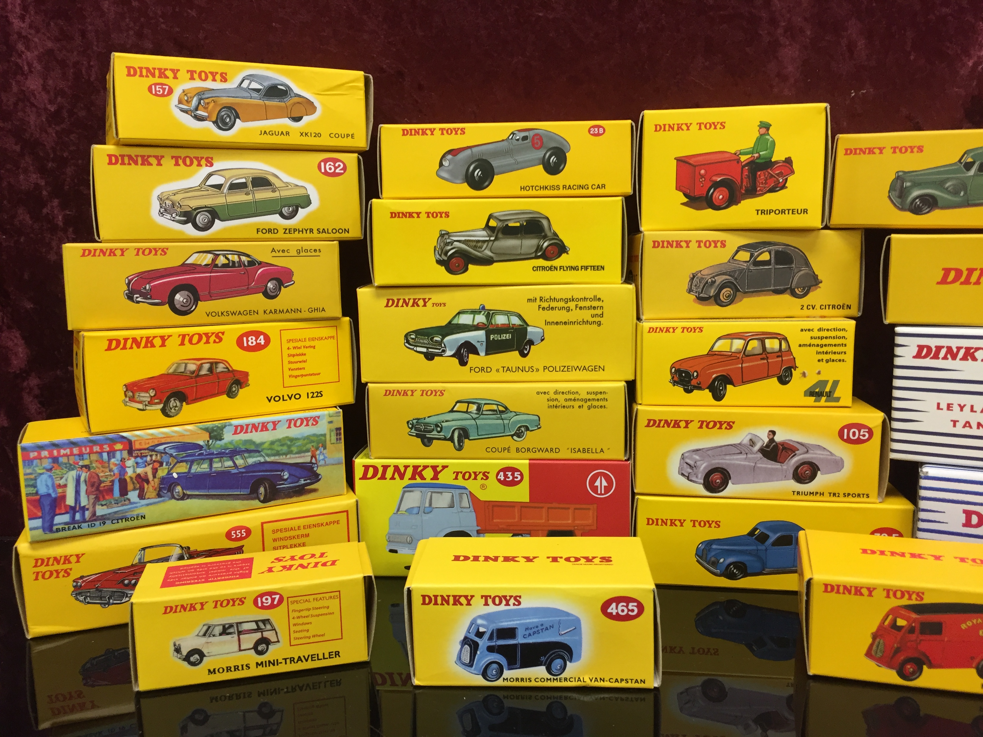 A COLLECTION OF REPRODUCTION BOXED DINKY VEHICLES, A LARGE VARIETY TO INCLUDE LORRIES, - Image 2 of 6