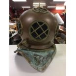 COPPER AND BRASS DIVERS HELMET