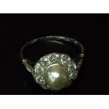 A PEARL RING,