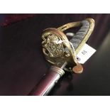 VICTORIAN BRASS HANDLE SWORD