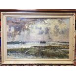 OIL ON BOARD BREYDON WATER BEARING SIGNATURE G.