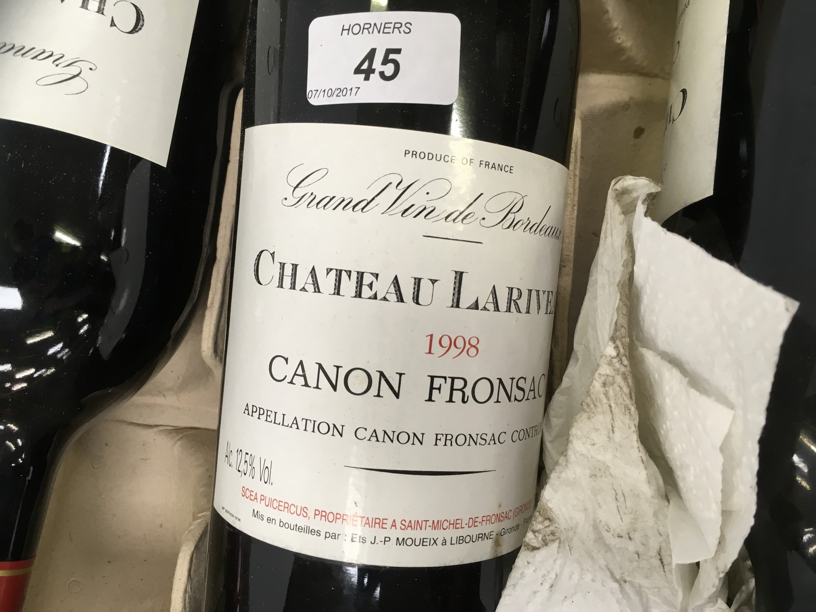 7 BOTTLES 1998 CHATEAU LARIVEAU CANON FRONSAC - Image 2 of 2