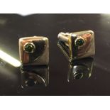 PAIR OF 9CT GOLD CUFF LINKS