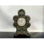 1930 DUTCH STYLE MANTLE CLOCK, BEARING INDISTINCT MAKERS MARK ROYAL BUNNS OLD DUTCH,