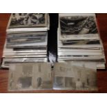 NORFOLK: FLIP-TYPE FOLDER POSTCARDS AND PHOTOGRAPHS INCLUDING YARMOUTH ZEPPELIN RAID RP(2),