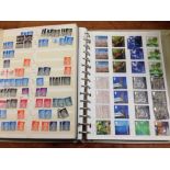 GB: BOX WITH QE2 USED DEFINITIVES COLLECTIONS AND DUPLICATED STOCK IN FIVE VOLUMES, DEFINS, MACHINS,