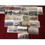 NORFOLK: GREAT YARMOUTH: RP POSTCARDS INCLUDING SHIPS, CAMP ON SOUTH DENES, GOAT CARTS,