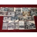 NORFOLK: GREAT YARMOUTH: A COLLECTION OF POSTCARDS SHOWING SHOP FRONTS, DISPLAYS ETC.