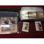 ALBUM OF GREAT YARMOUTH STEREO CARDS (22) AND CDV (3),
